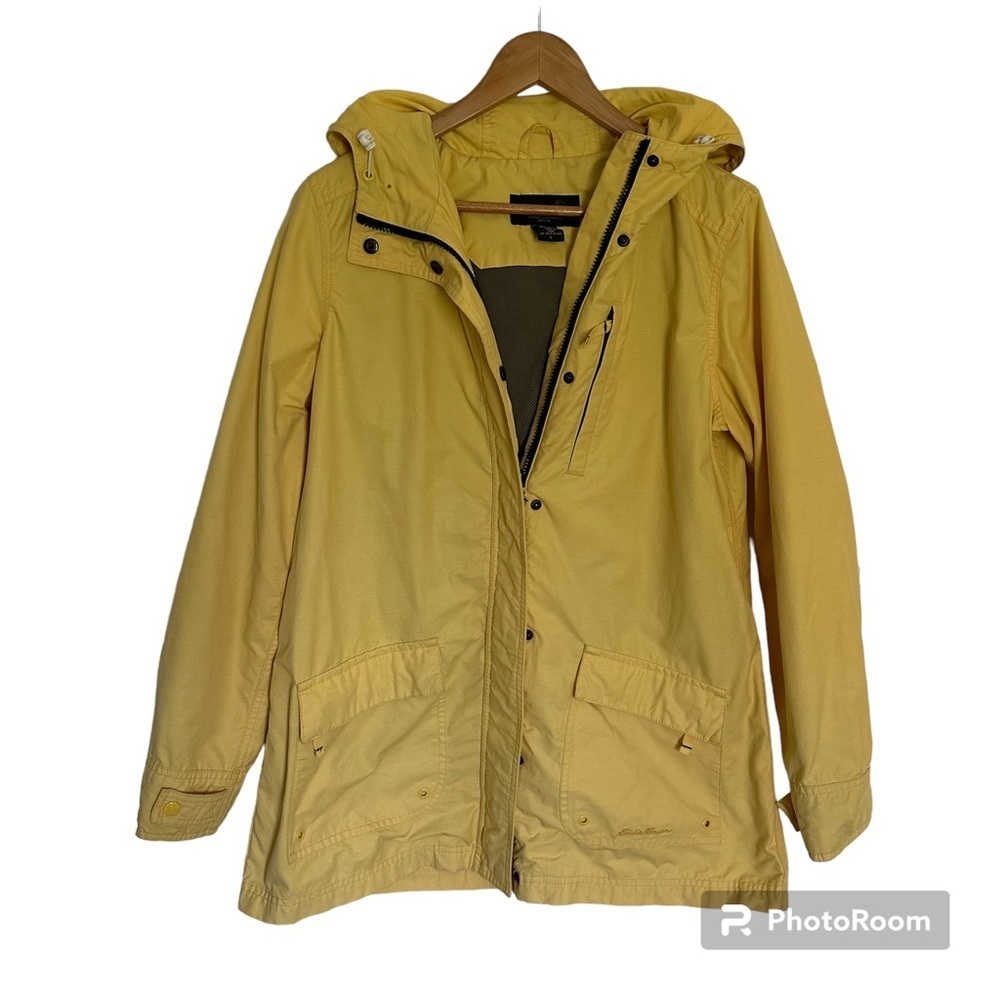 Eddie Bauer Yellow Hooded Jacket